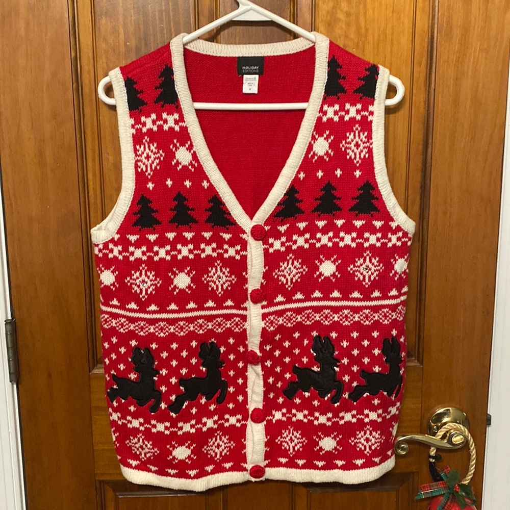 Ugly sweater vest